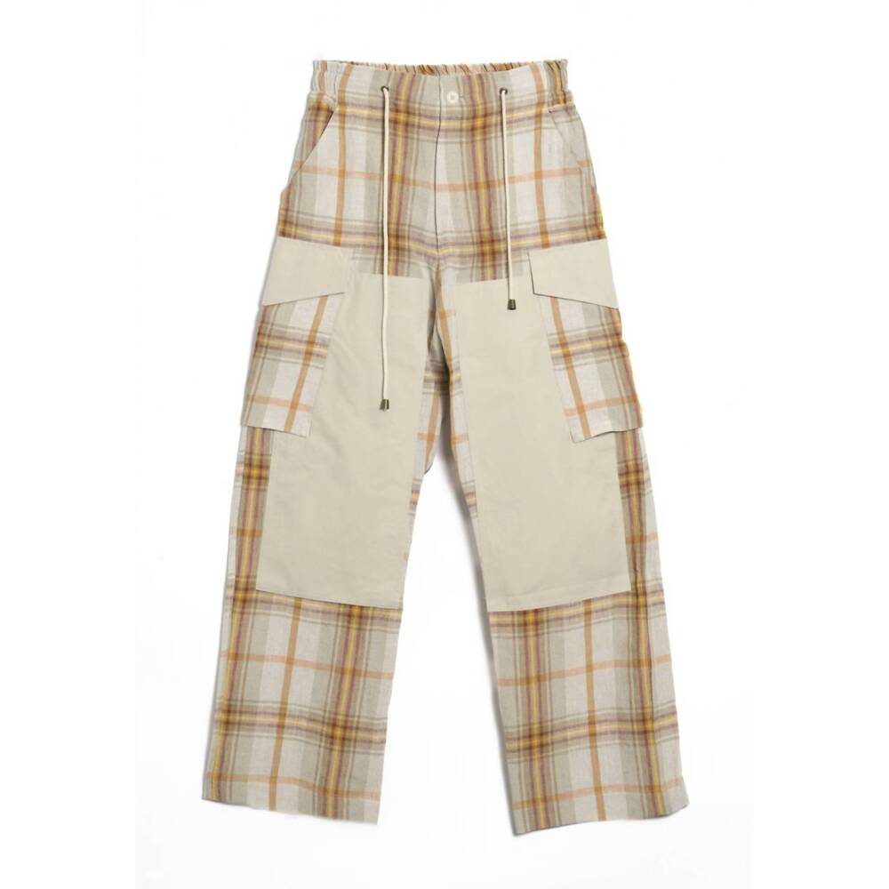 NEW NICHOLAS DALEY men's cargo pant in summer tartan